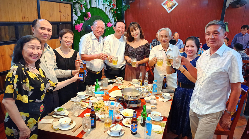 Chi hội NSVN Thành phố Cần Thơ gặp mặt mừng ngày Âm nhạc Việt Nam (Ảnh: Thế Long)